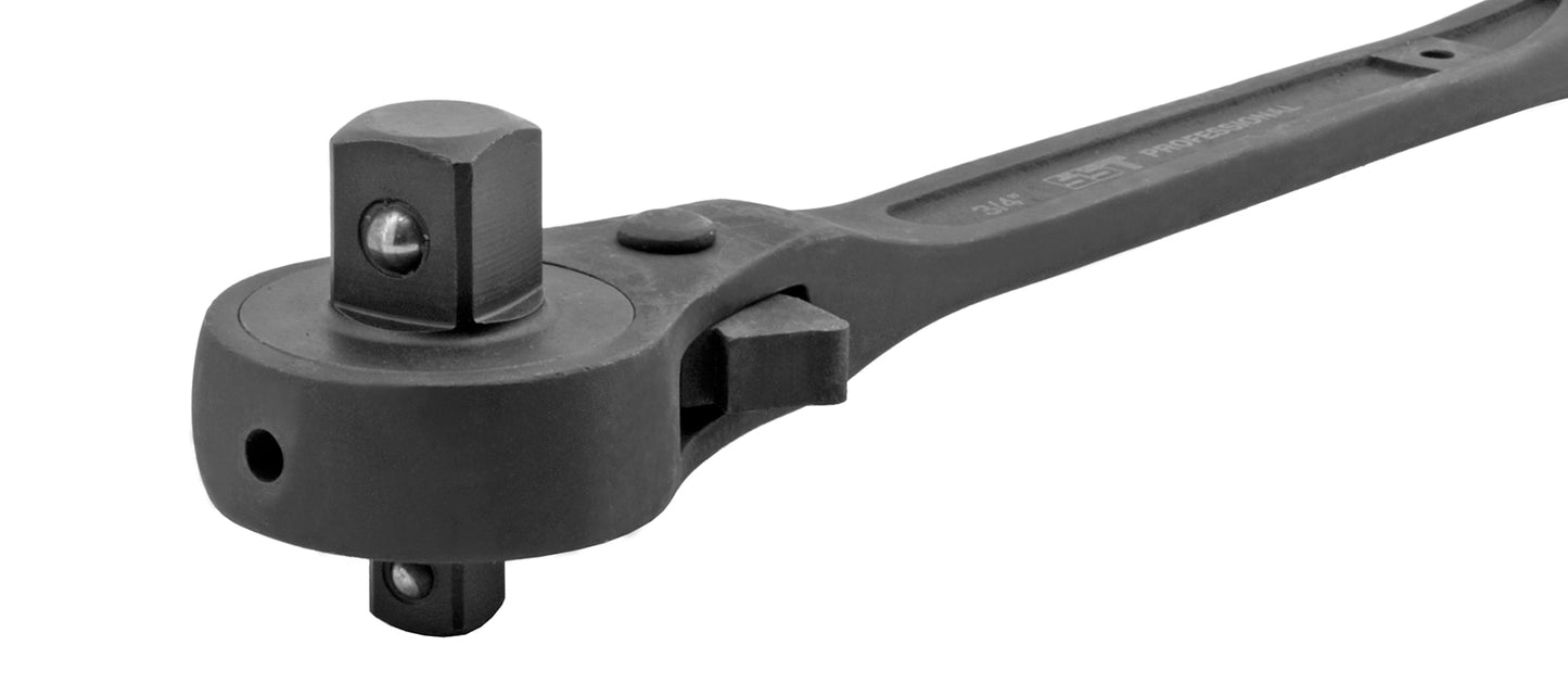 1/2" x 3/4" Professional Dual Drive Spud Ratchet Wrench