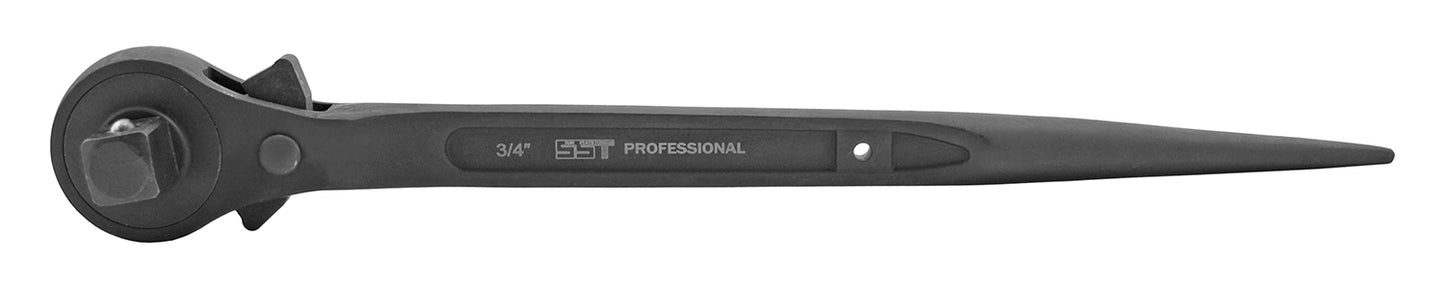 1/2" x 3/4" Professional Dual Drive Spud Ratchet Wrench