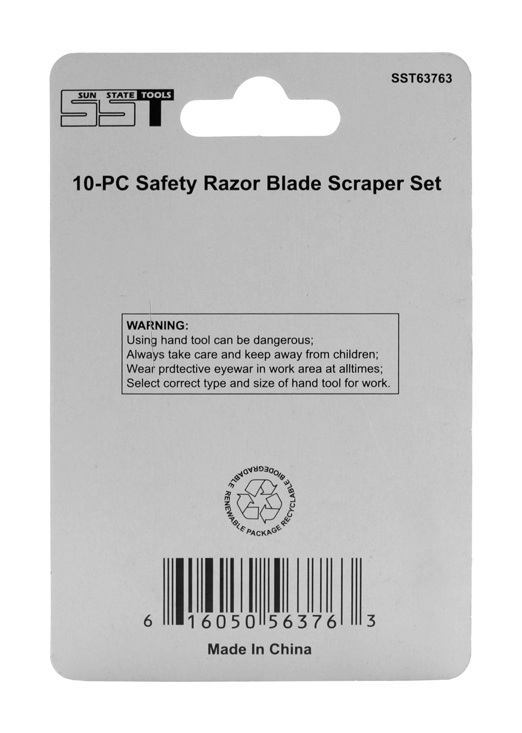 10pc. Safety Razor Blade Scraper Set