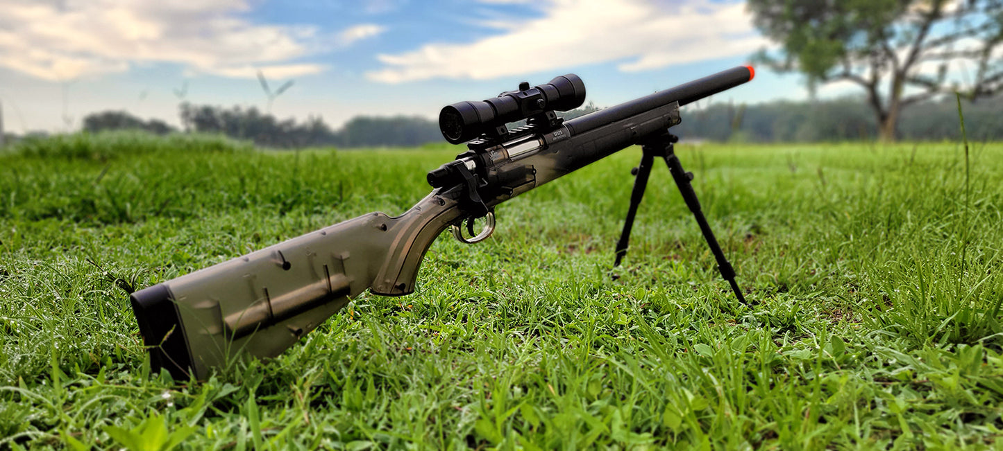 Game Face GF529 Spring-Powered Bolt Action Sniper Airsoft Rifle