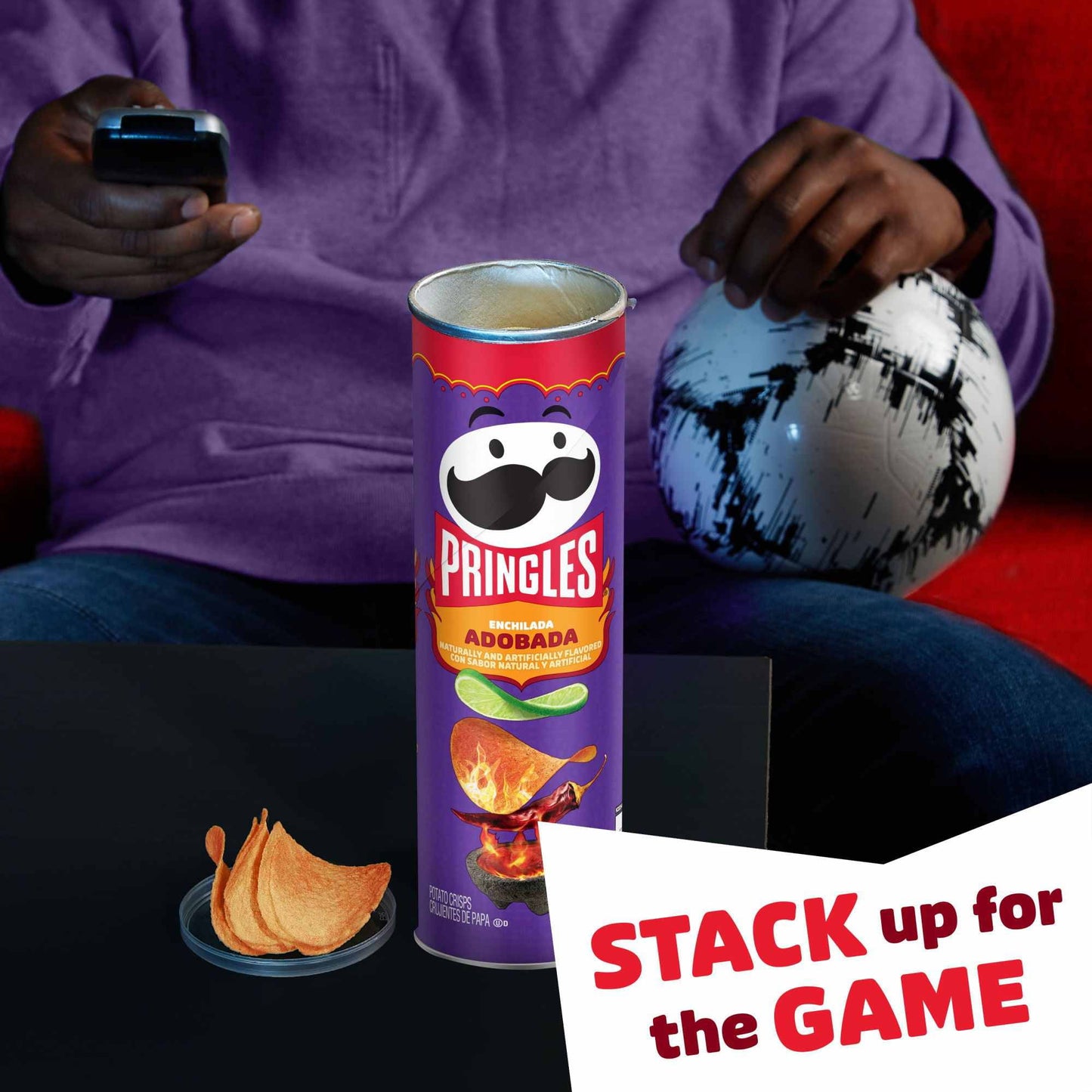 Pringles Enchilada Adobada Potato Crisps Chips - 5.5 oz (Pack of 2)