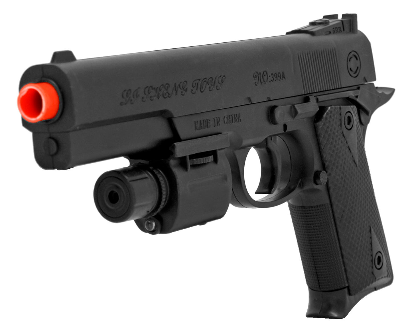 UKArms Spring Powered Airsoft Pistol - Black