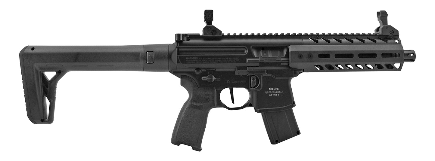 Sig Sauer MPX .177 Cal. Pellet CO2 Gas Powered Air Rifle - Black