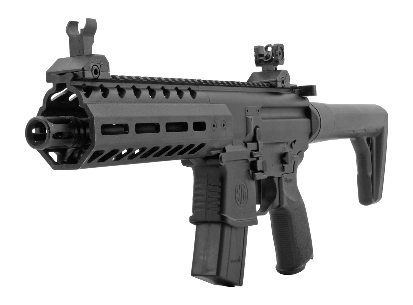 Sig Sauer MPX .177 Cal. Pellet CO2 Gas Powered Air Rifle - Black