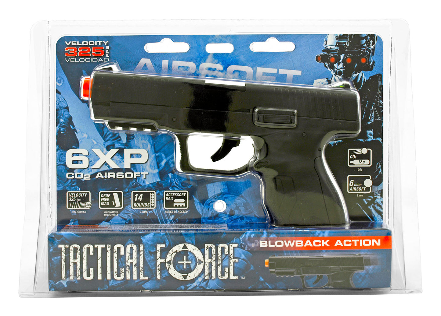 Umarex USA Tactical Force 6XP CO2 Powered Airsoft Pistol - Model 2279706