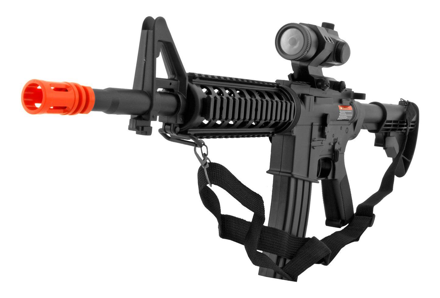Well D2802 M4A1 AR-15 Style Electric Powered Airsoft Assault Rifle