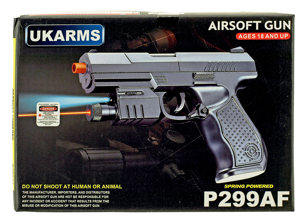 P299AF Spring Powered Airsoft Handgun - Black