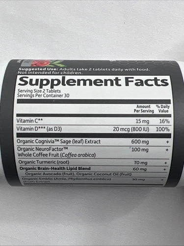 Dr. Formulated Brain Health Memory & Focus for Young Adults 60 Vegetarian 04\/25