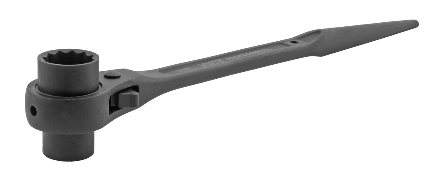 3/4" x 7/8" Professional Dual Socket Spud Ratchet Wrench