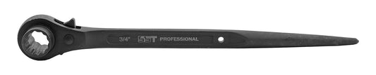 3/4" x 7/8" Professional Dual Socket Spud Ratchet Wrench