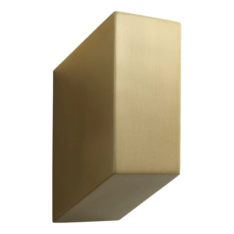 High End Lighting Uno 1 Light Sconce,Brass/Frosted Glass - 3-500-18