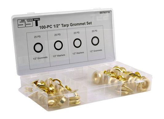 100pc. 1/2" Tarp Grommet Set