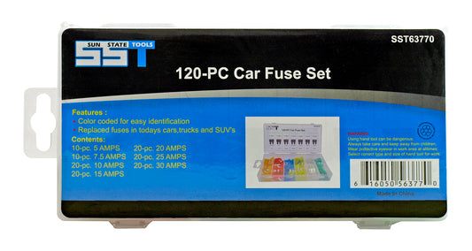 120pc. Car Fuse Set