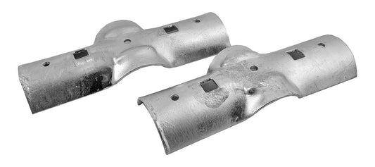 1-5/8" Galvanized Double Boulevard Clamp Set
