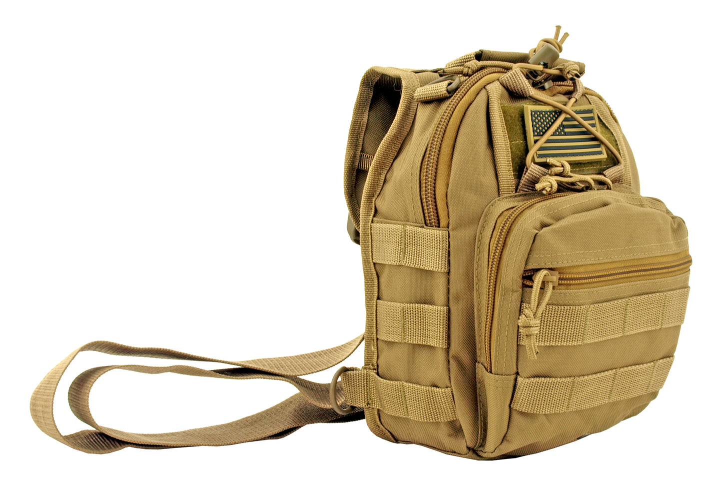 Concealed Carry Tactical Sling Bag - Desert Tan