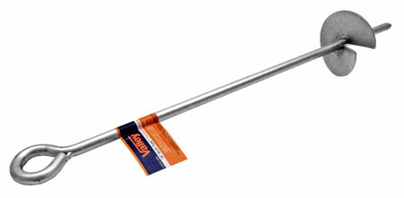 18" Auger Stake - Silver