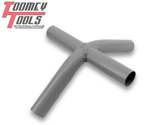 1-3/8" High Peak 4-Way Canopy Fitting - Gray Powder Coated