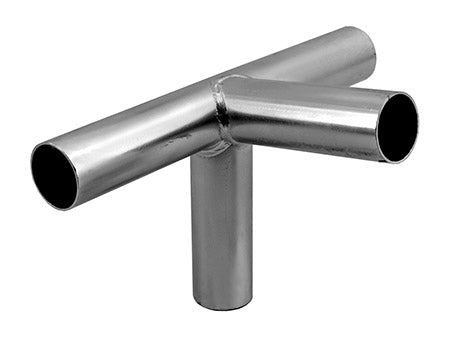 1-3/8" Low Peak 4-Way Canopy Fitting - Eave - Galvanized