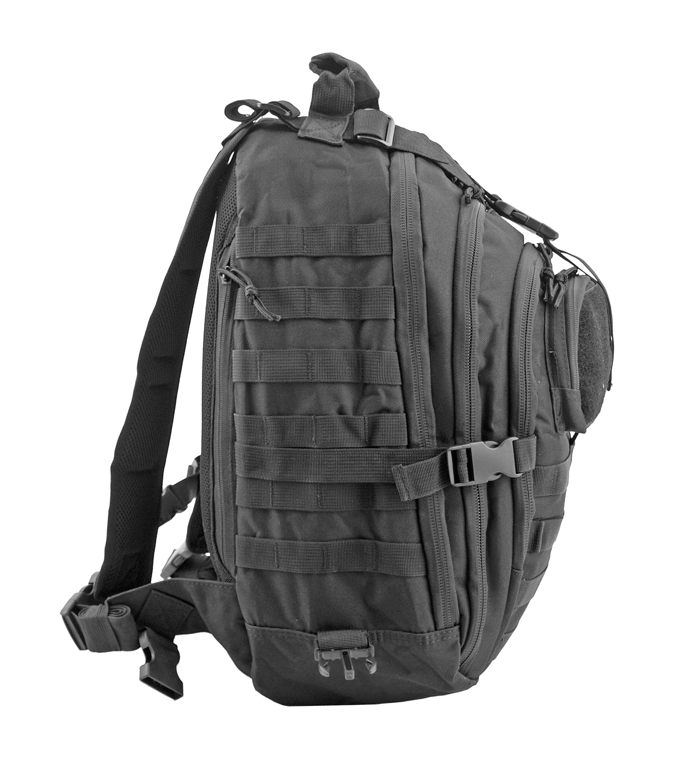 Secure Compression Tactical Mission Backpack - Black