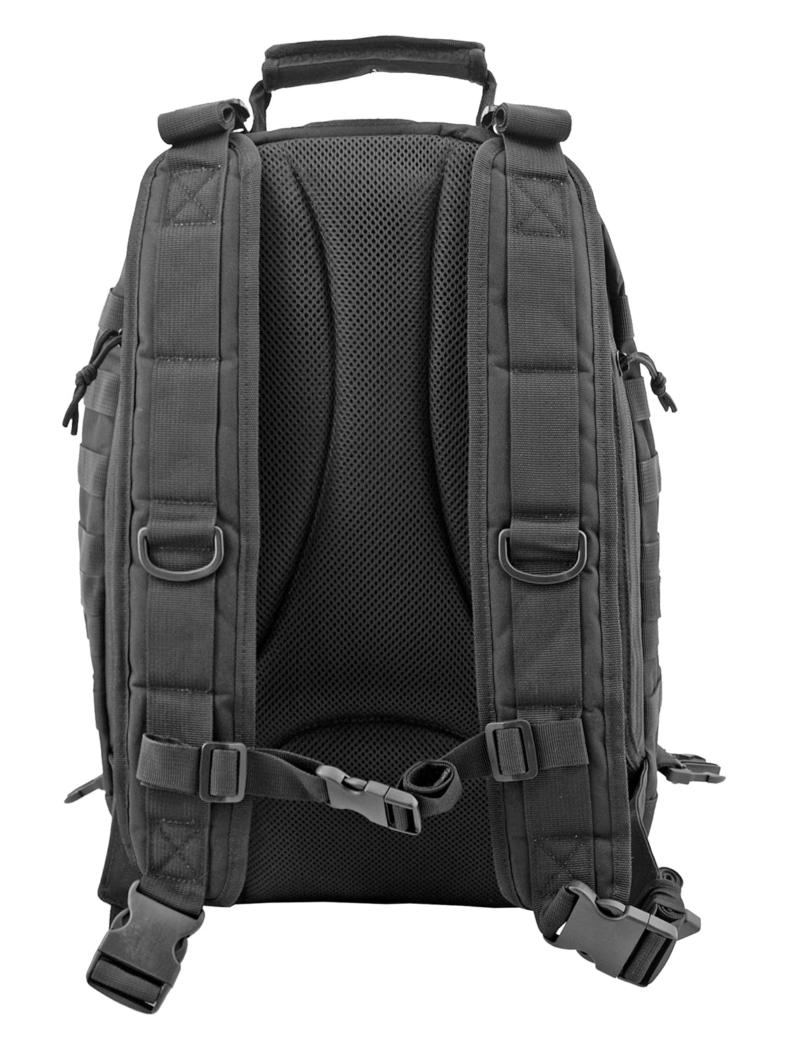 Secure Compression Tactical Mission Backpack - Black