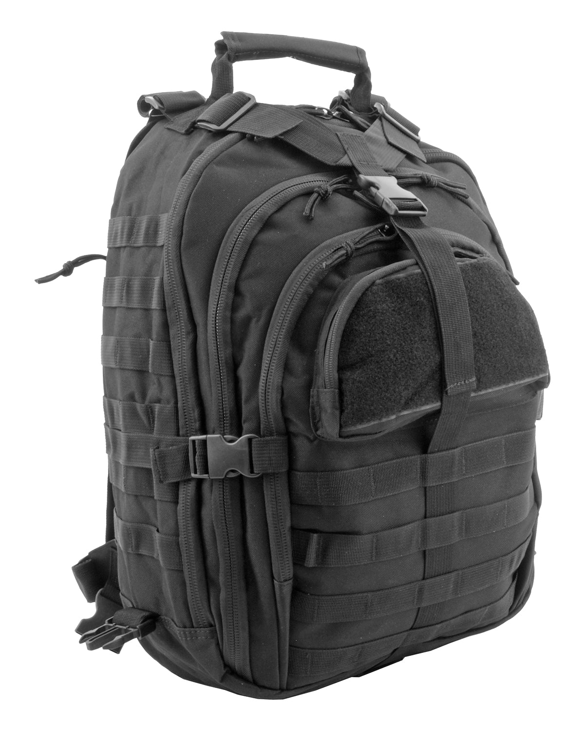 Secure Compression Tactical Mission Backpack - Black