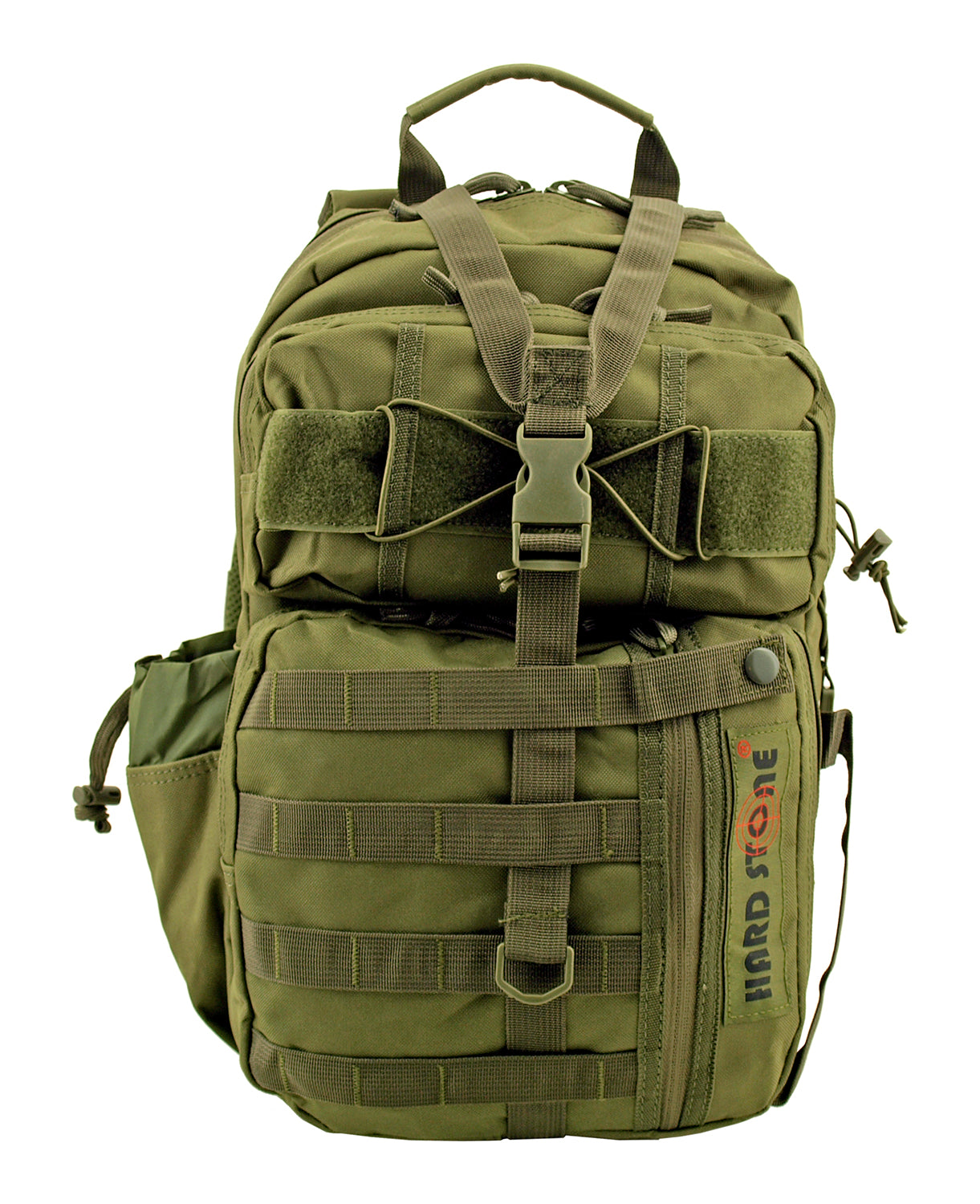 Hard Stone Flight Pack Tactical Travel Sling Backpack - OD Military Green