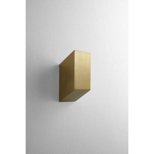 High End Lighting Uno 1 Light Sconce,Brass/Frosted Glass - 3-500-18