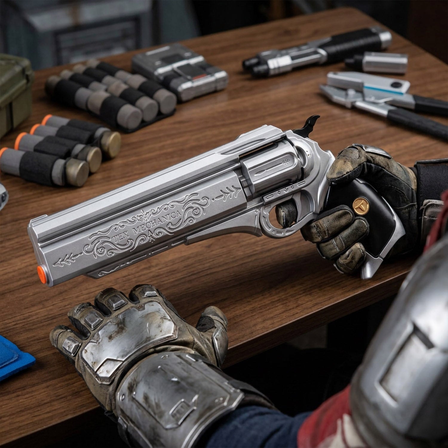 14.5" The Last Word Laconic Ornament Exotic Hand Cannon Replica - Destiny 2 Foam Cosplay Weapon