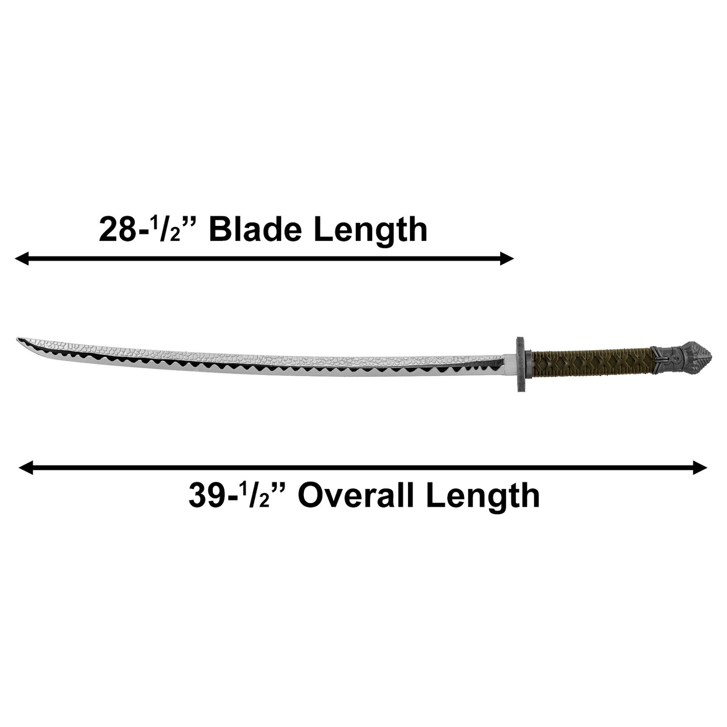 39.5" Moonveil Katana Sword Foam Replica - Elden Ring Cosplay Weapon