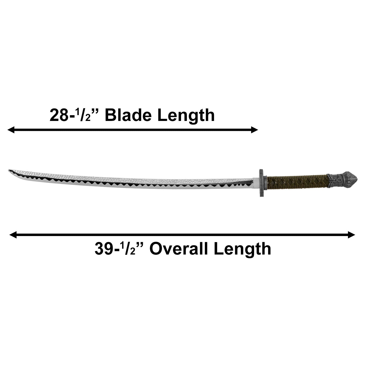 39.5" Moonveil Katana Sword Foam Replica - Elden Ring Cosplay Weapon