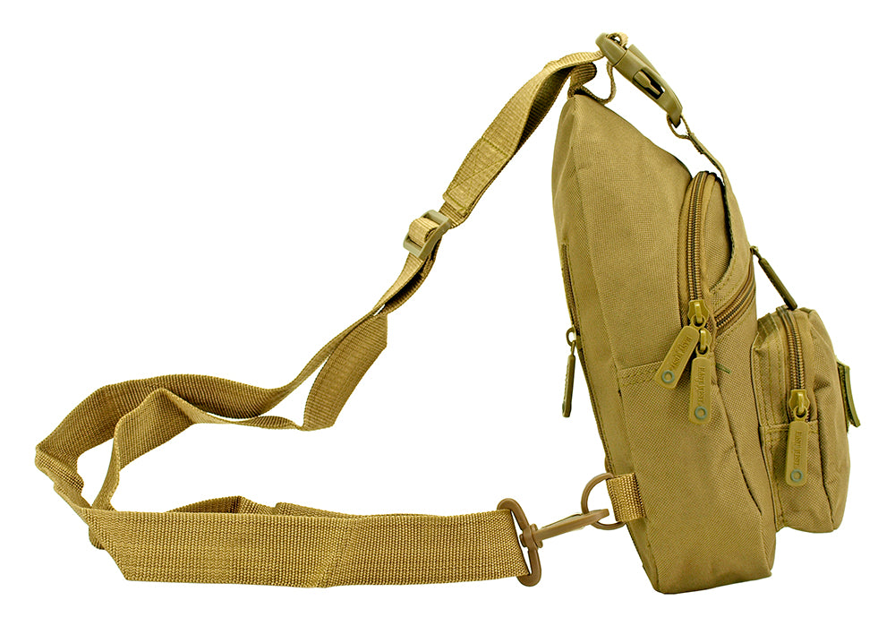 Military Side Sling Bag - Desert Tan