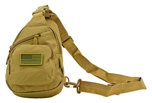 Military Side Sling Bag - Desert Tan