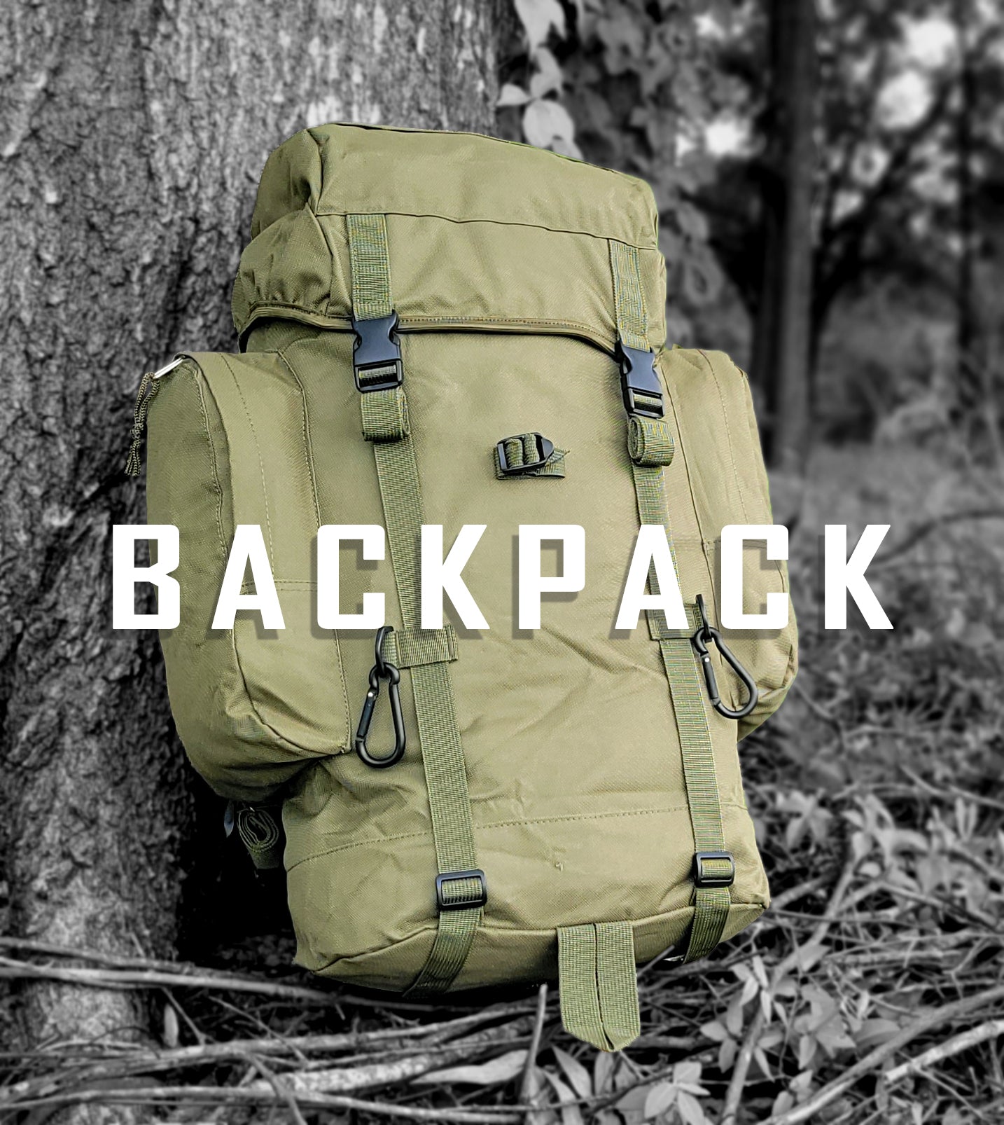 Long's Peak Tactical Hiking Backpack - OD Military Green