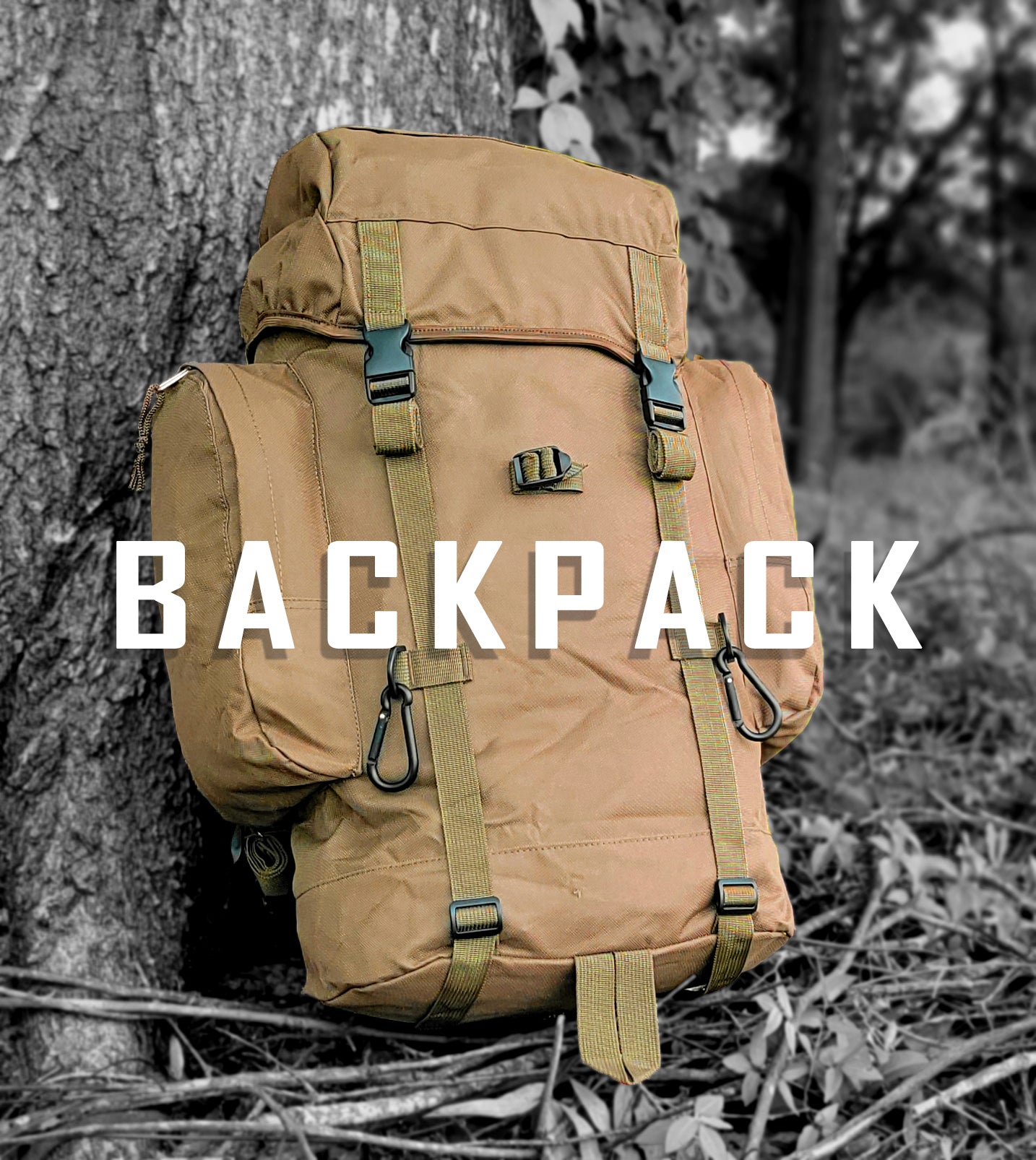 Long's Peak Tactical Hiking Backpack - Desert Tan