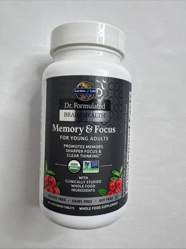 Dr. Formulated Brain Health Memory & Focus for Young Adults 60 Vegetarian 04\/25